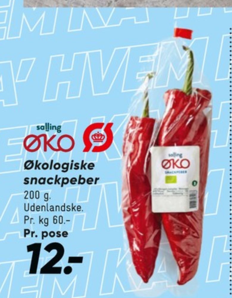 Salling ØKO, Peberfrugt