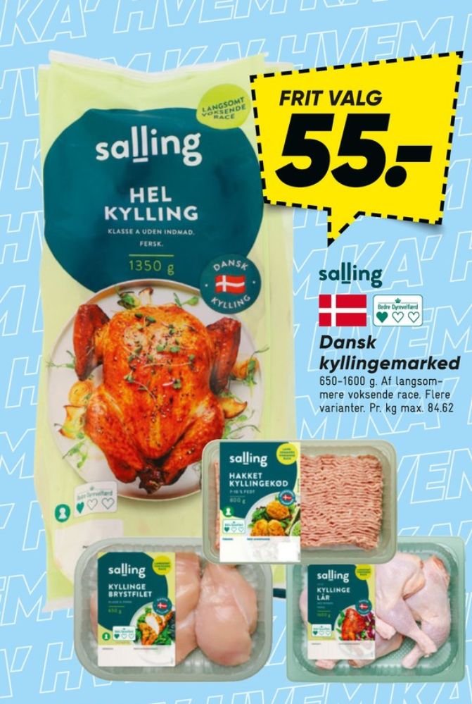 Salling Princip, Kylling