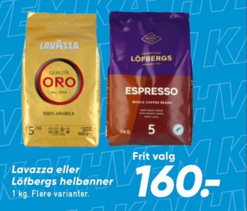 Löfberg Espresso, Kaffebønner