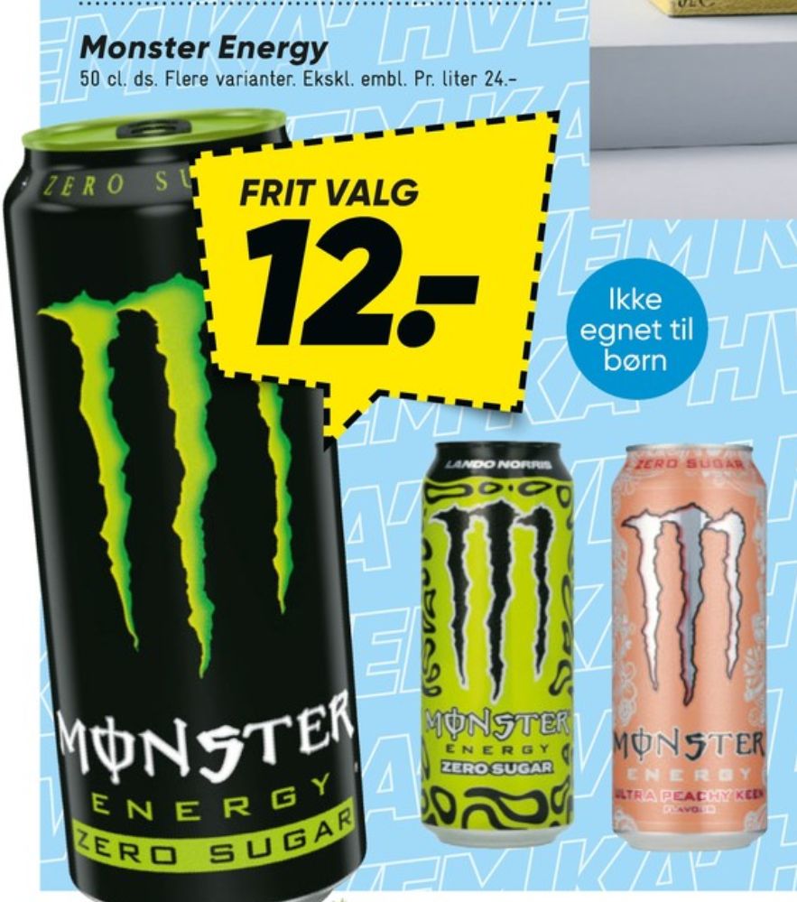 Monster Lando Norris, Energidrik