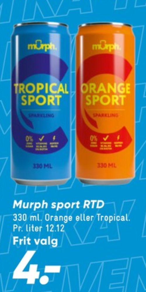 Murph Orange Sport, Energidrik
