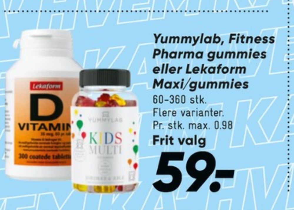 Fitness Pharma, Vitaminer
