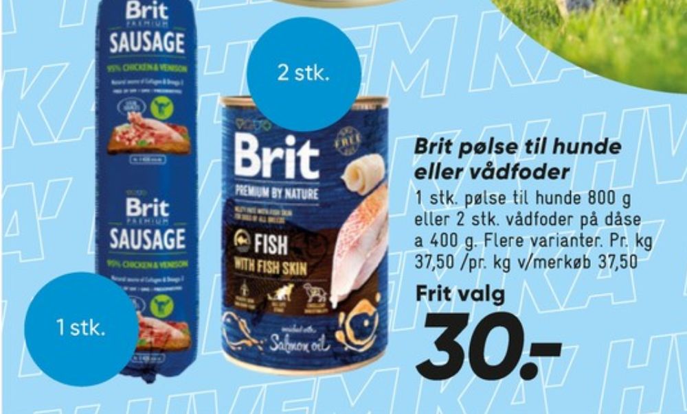 Brit Premium, Hundefoder