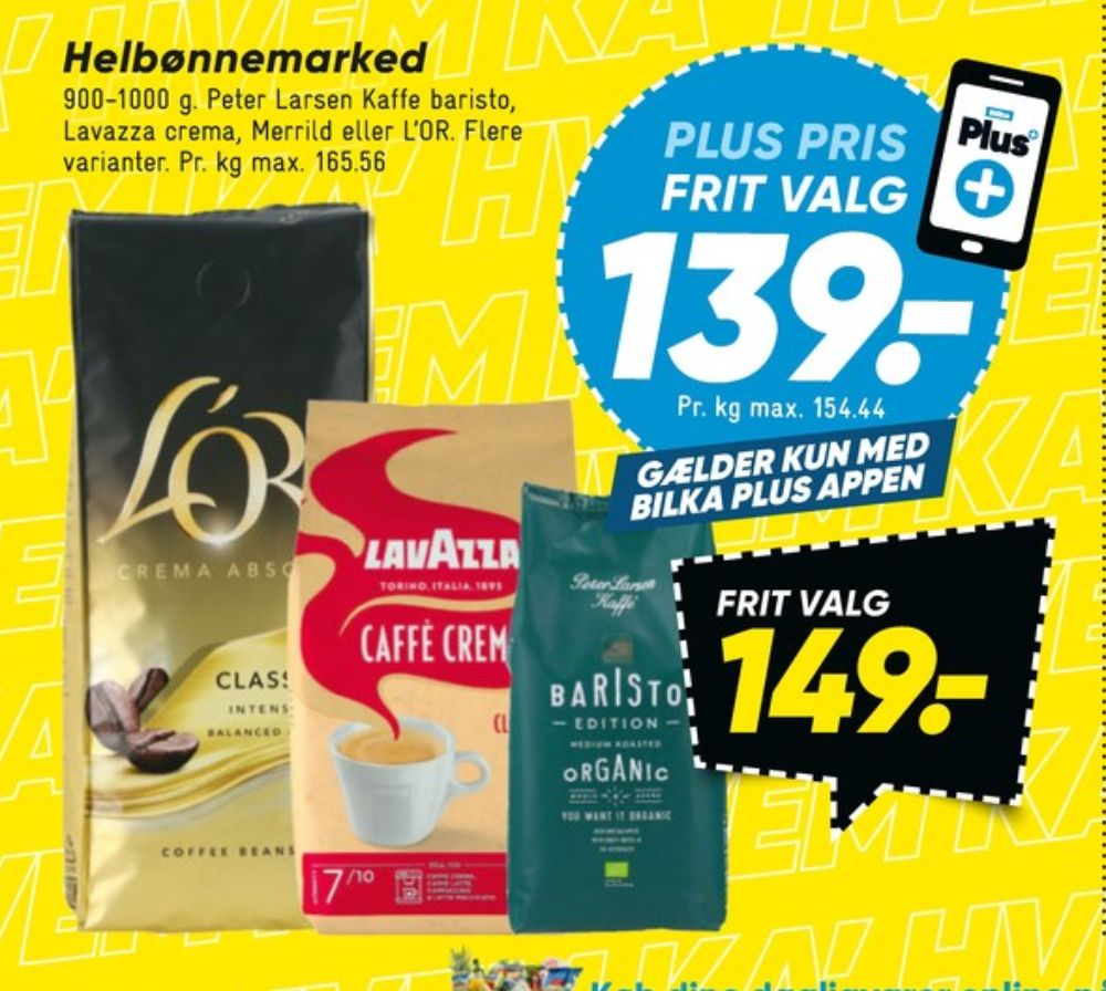 LavAzza Caffe Crema Classico, Kaffebønner