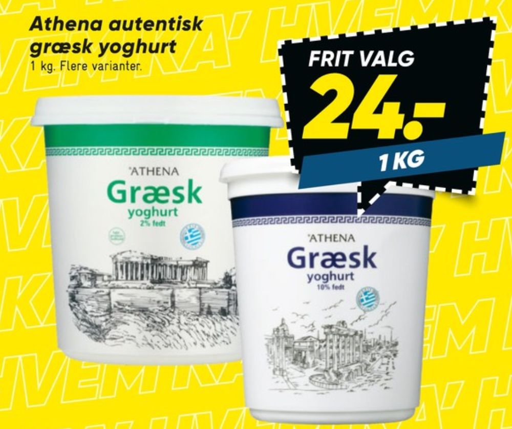 Athena, Græsk Yoghurt 2%