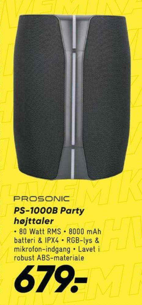 Prosonic, Højttaler