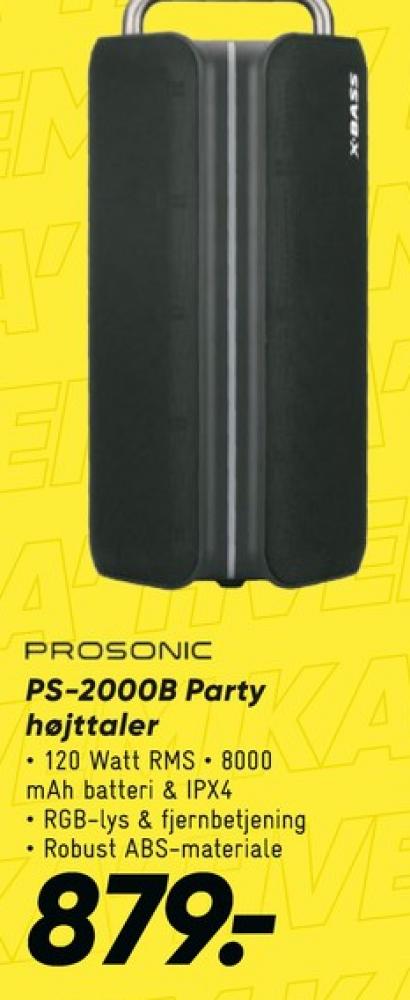 Prosonic, Højttaler