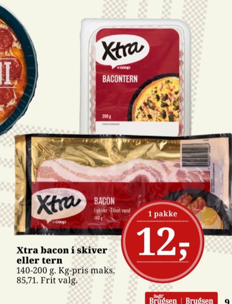 Xtra, Bacontern