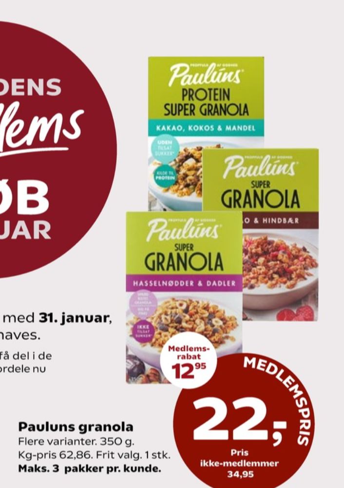 Pauluns, Granola Kakao, Kokos & Mandler
