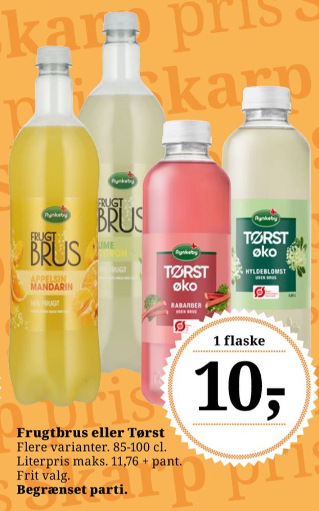 Rynkeby, Frugtbrus Appelsin & Mandarin