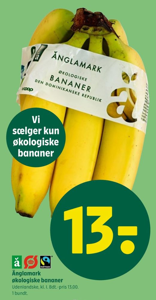 Änglamark, Bananer