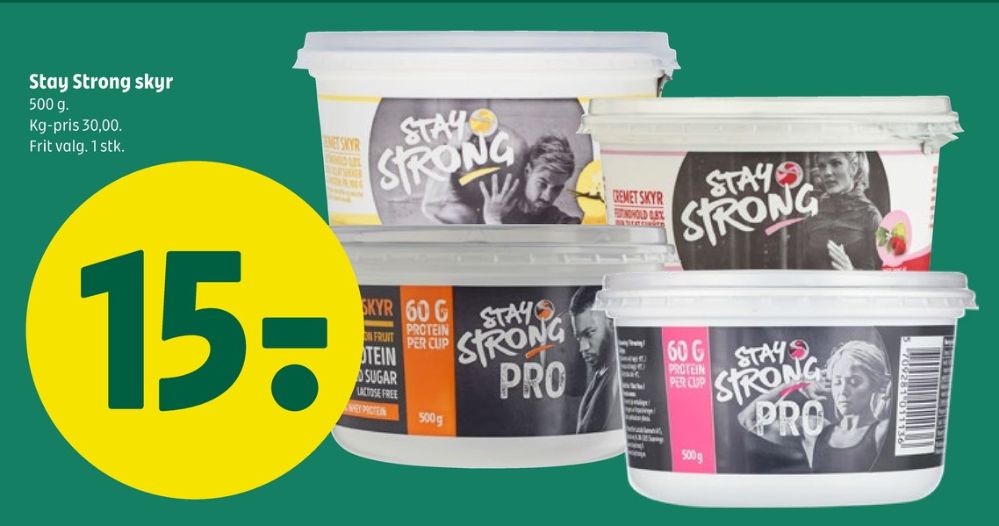 Stay Strong, Hindbær & Blåbær Skyr