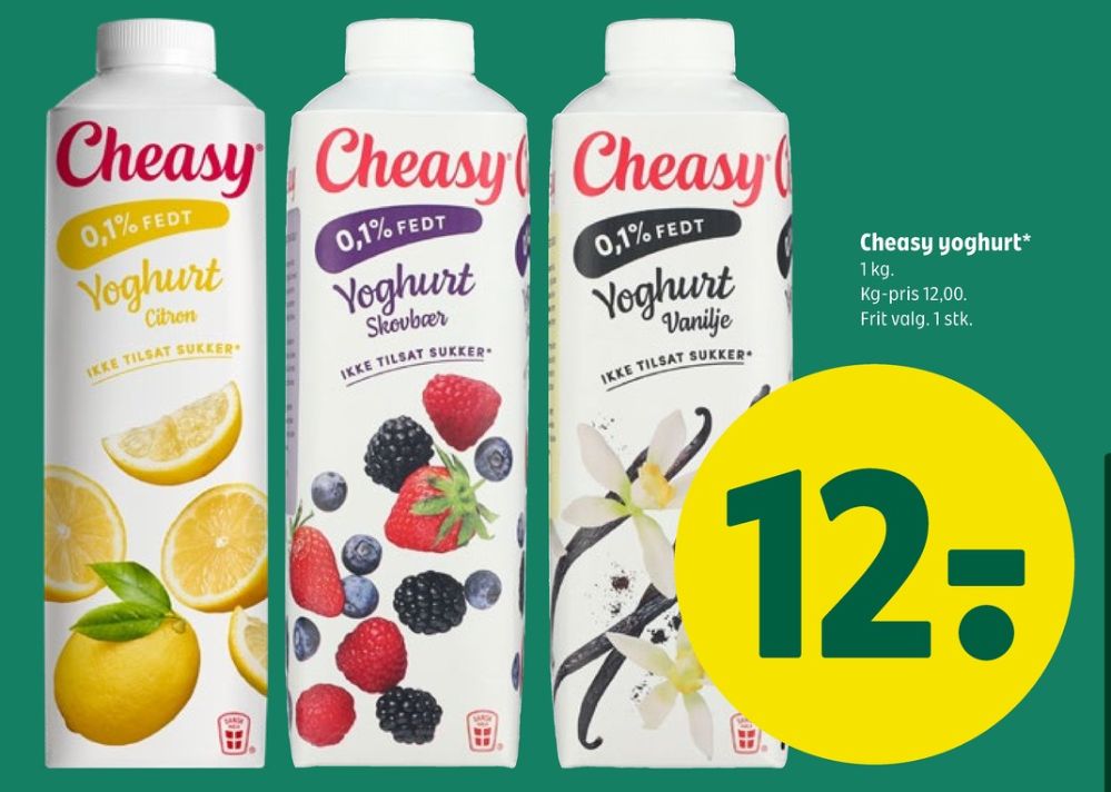 Cheasy, Vanilje Yoghurt 