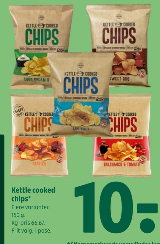 Kettle Cooked Chips, Balsamico & Tomatochips