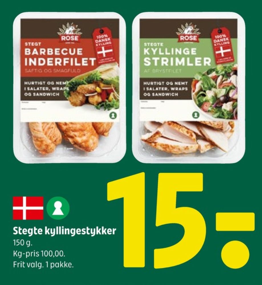 Rose, Kyllingeinderfilet