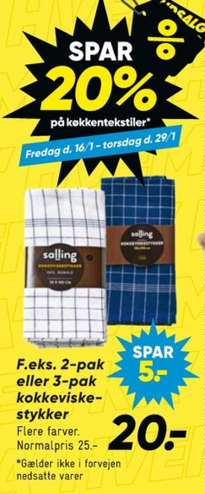 Salling, Viskestykke