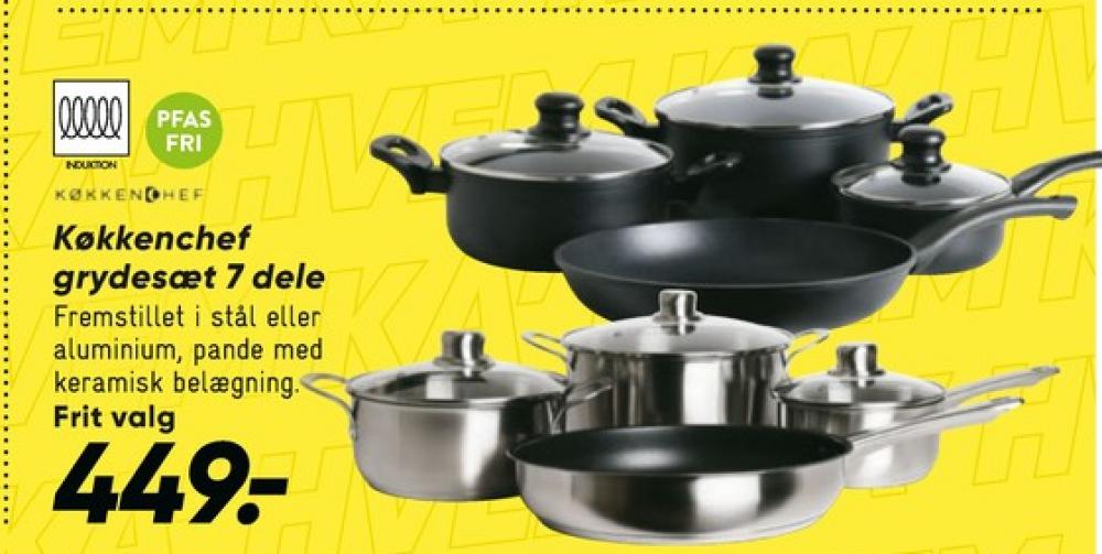KøkkenChef, Grydesæt