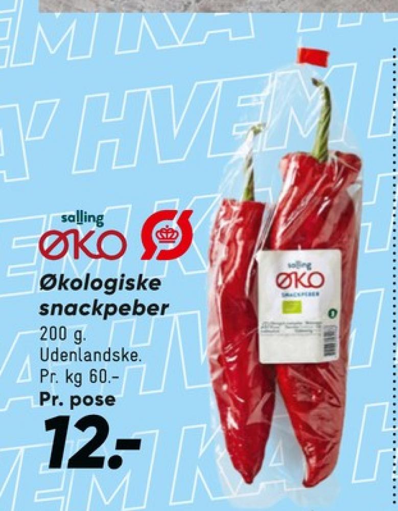 Salling ØKO, Peberfrugt