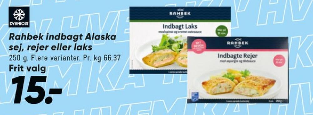 Rahbek, Indbagt Laks med Spinat og Ostesauce