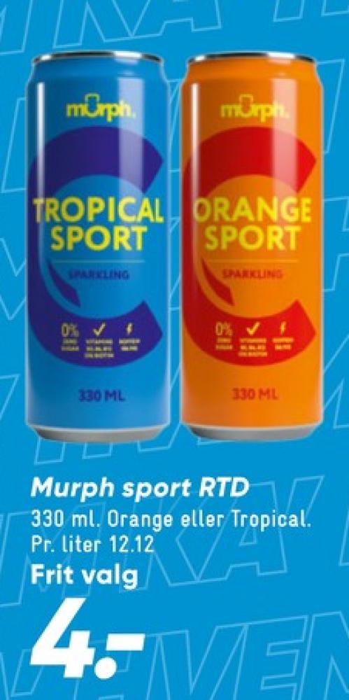Murph Orange Sport, Energidrik