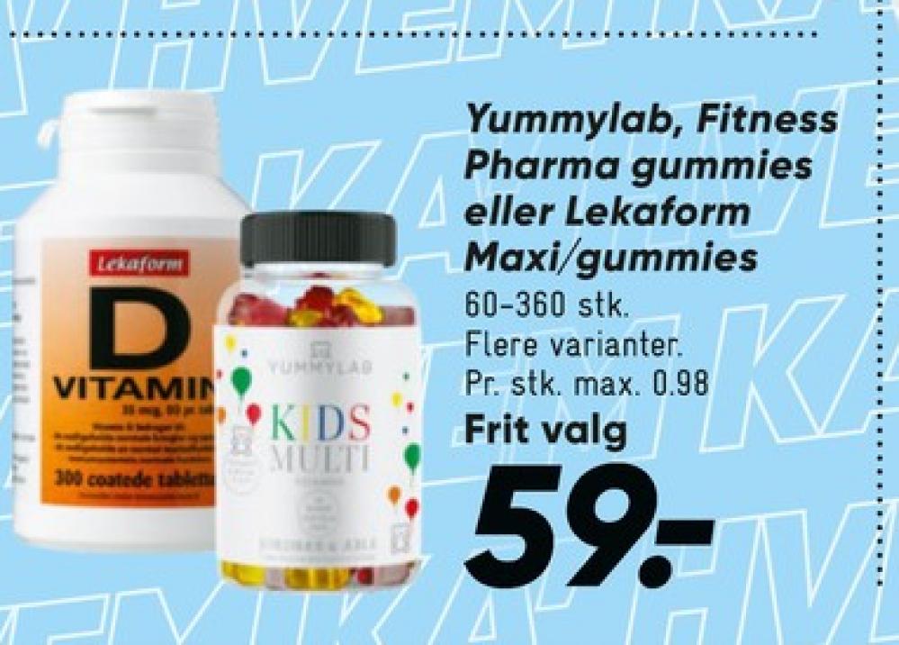 Lekaform, Vitaminer