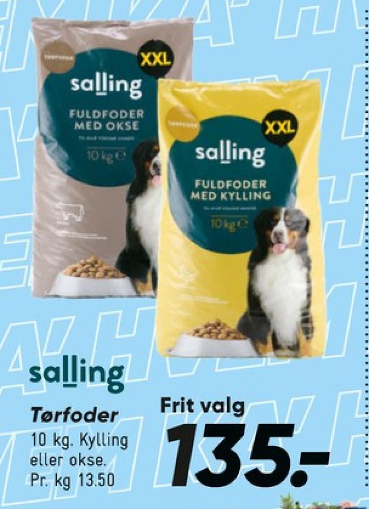 Salling, Hundefoder