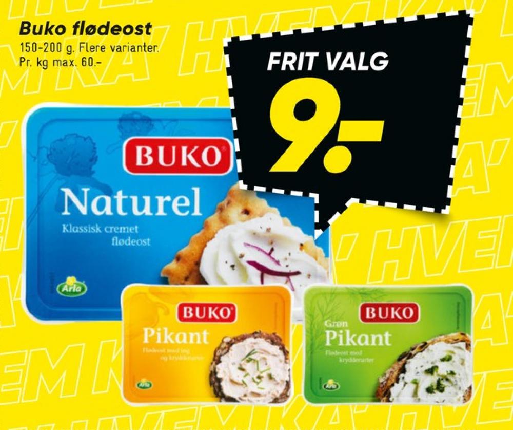 Buko, Flødeost Grøn Pikant