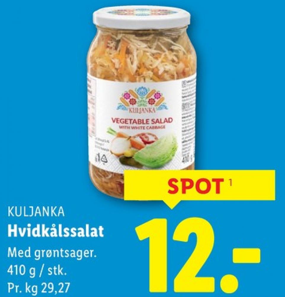 Kuljanka, Grøntsager