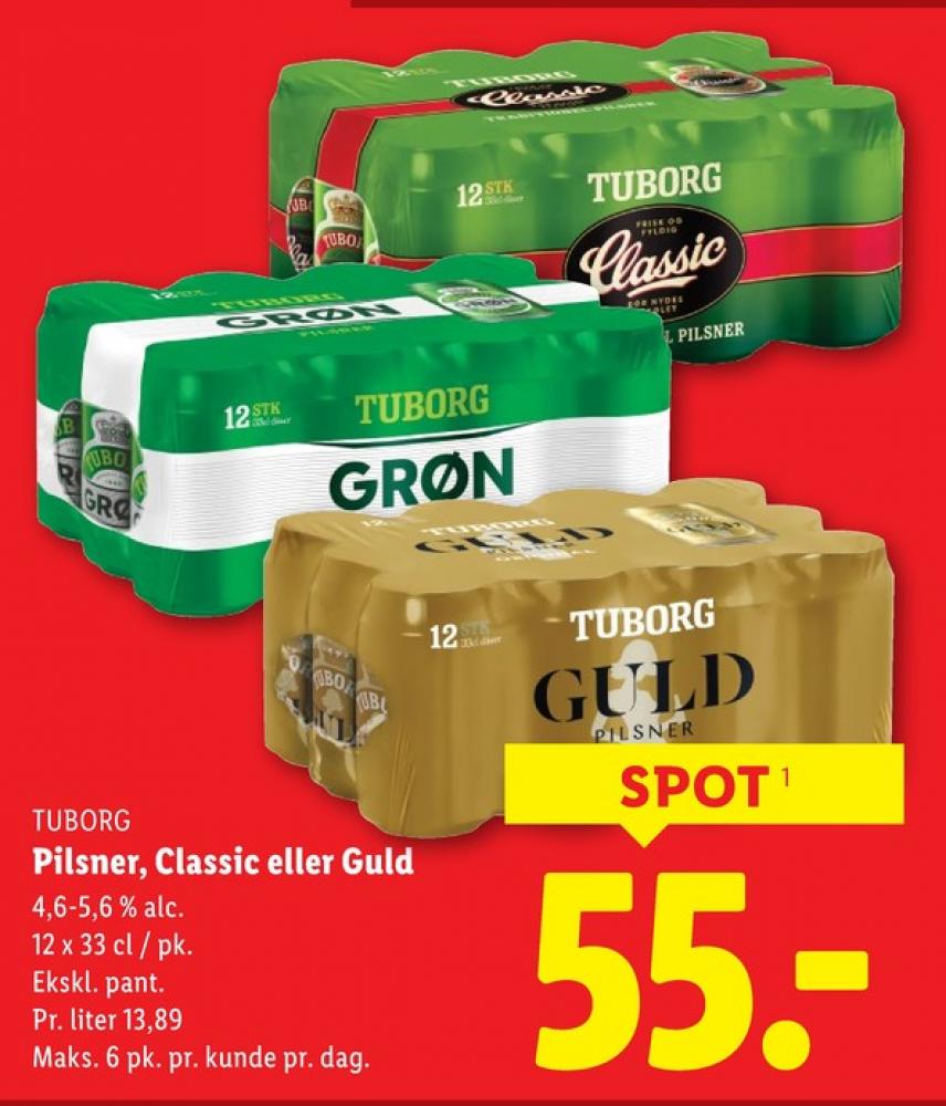 Tuborg Guld, Øl 12 pk.