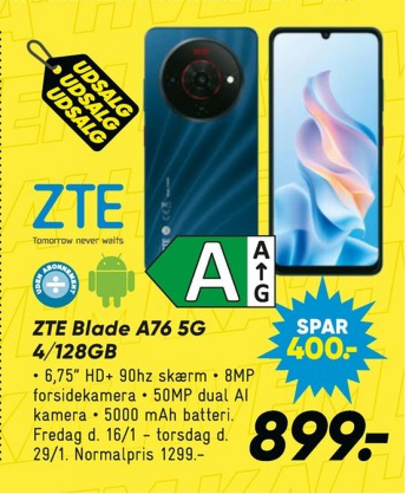 ZTE Blade A76, Mobiltelefon