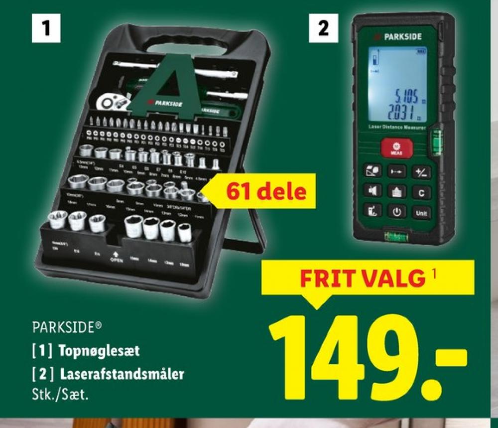 Parkside, Topnøglesæt