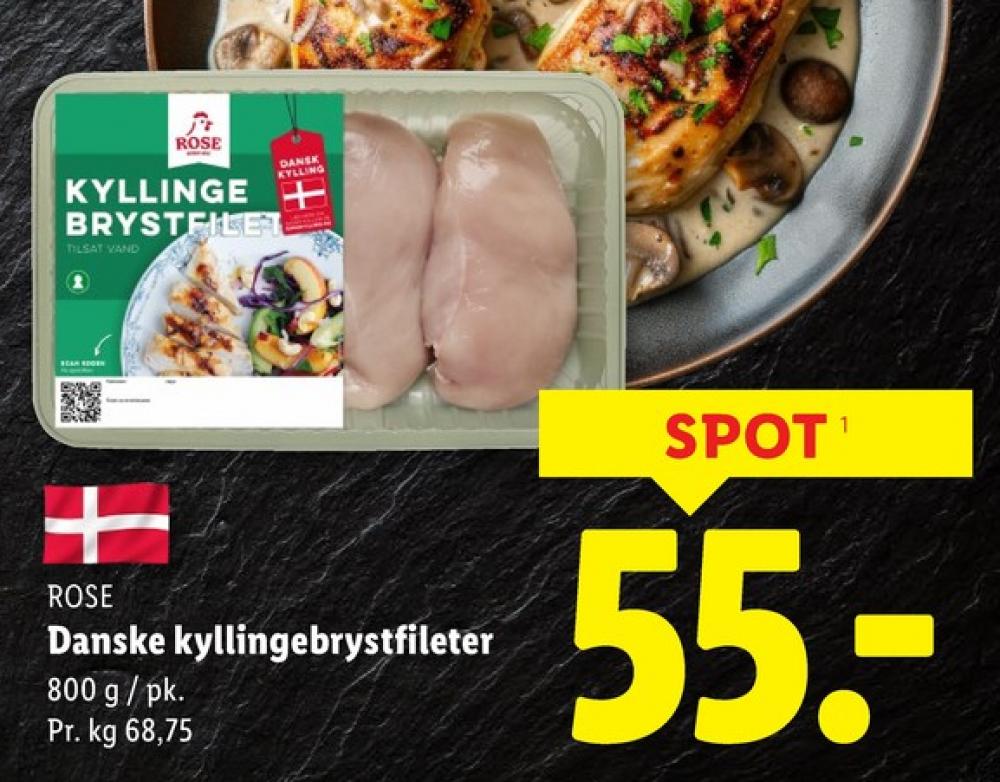 Rose, Kyllingebrystfilet