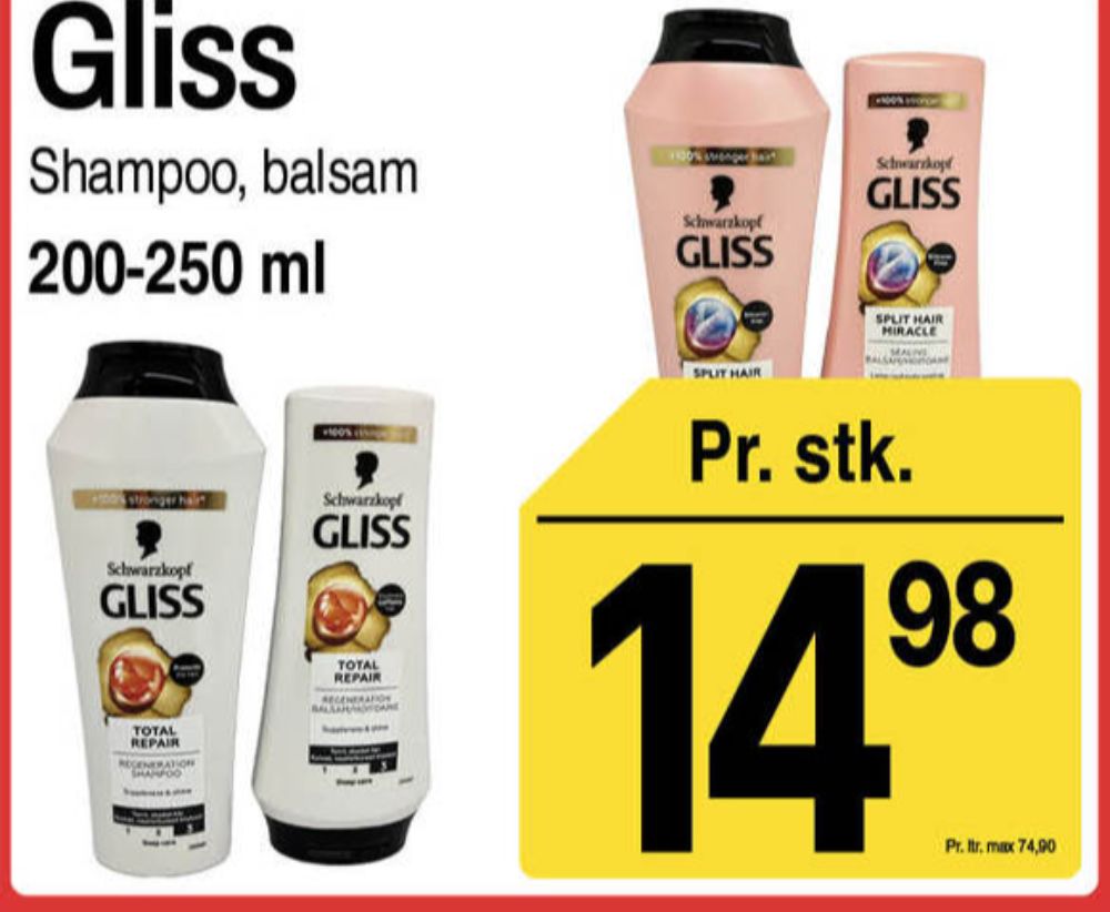 Schwarzkopf Gliss, Balsam