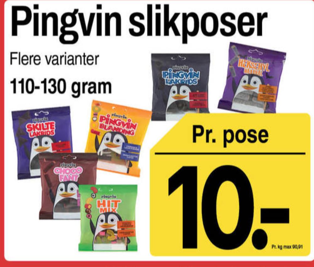 Toms Pingvin Chocofant, Slikposer