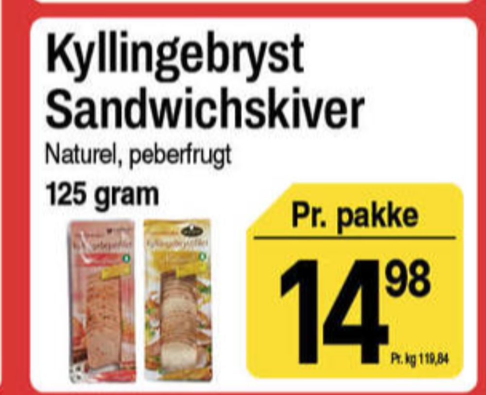 SR Food, Kyllingebryst Peberfrugt