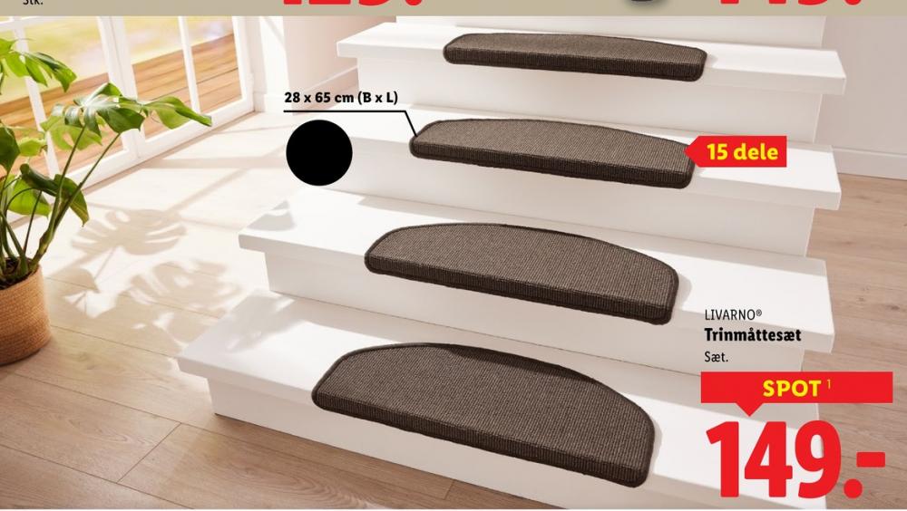 Livarno, Trappetrinstæppe