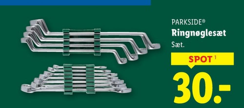 Parkside, Ringgaffelnøglesæt
