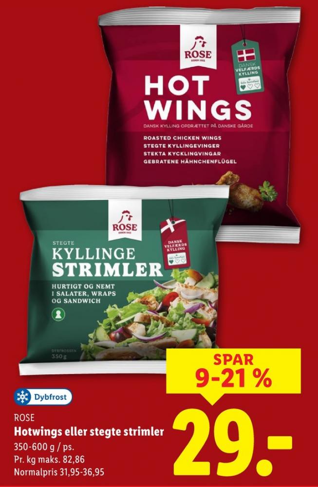Rose, Kyllingestrimler
