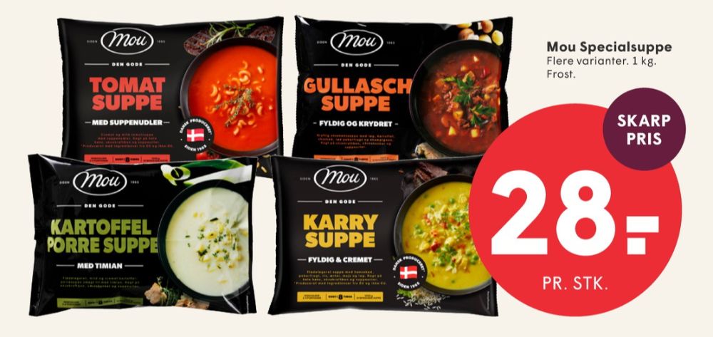 Mou, Kartoffel-Porresuppe