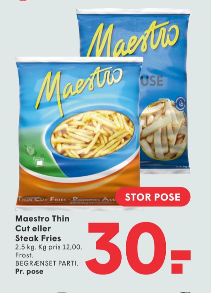 Maestro, Tynde Pommes Frites