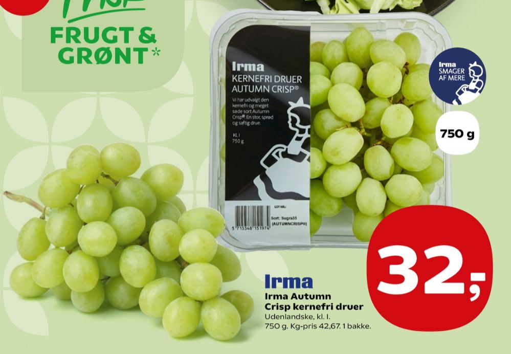 Irmas, Vindruer