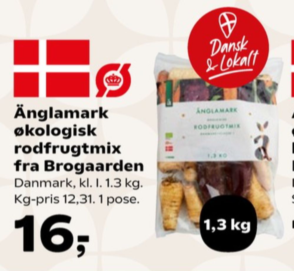 Änglamark, Rodfrugter