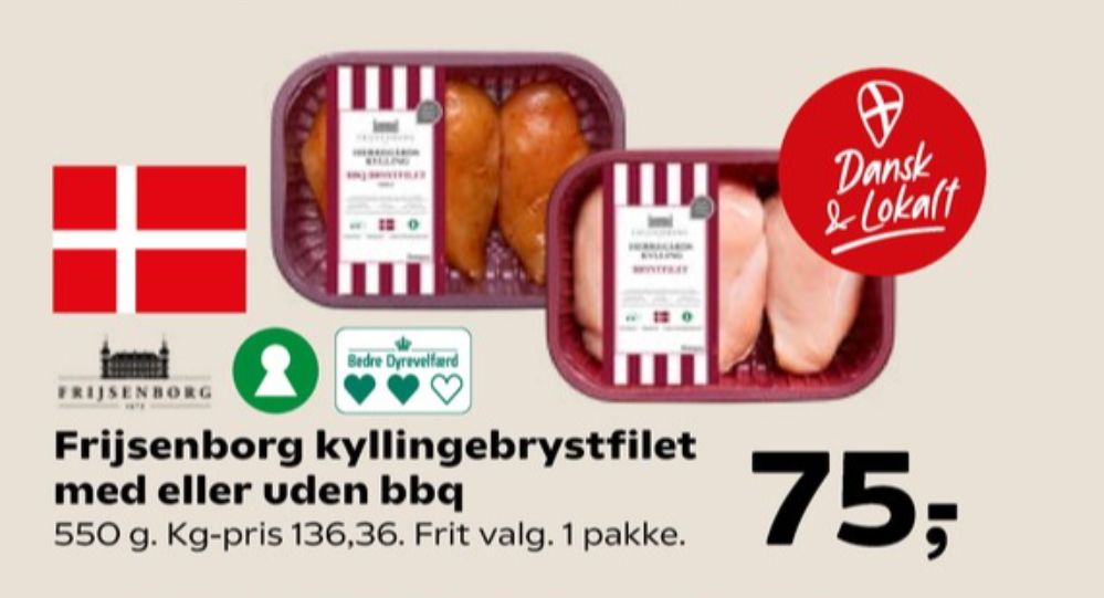 Frijsenborg, Kyllingebrystfilet