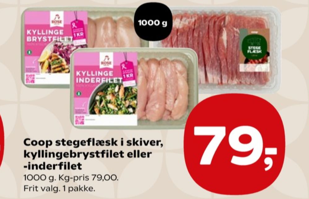 Coop, Flæsk i skiver