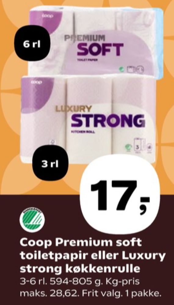Coop Premium Soft, Toiletpapir
