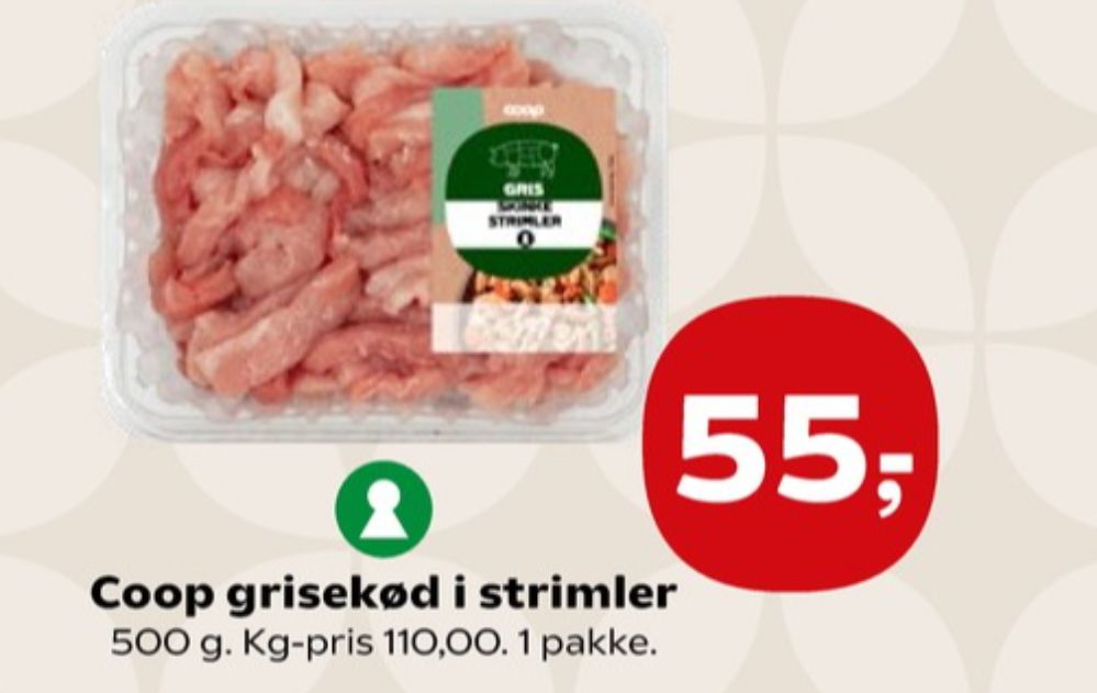 Coop, Skinkestrimler