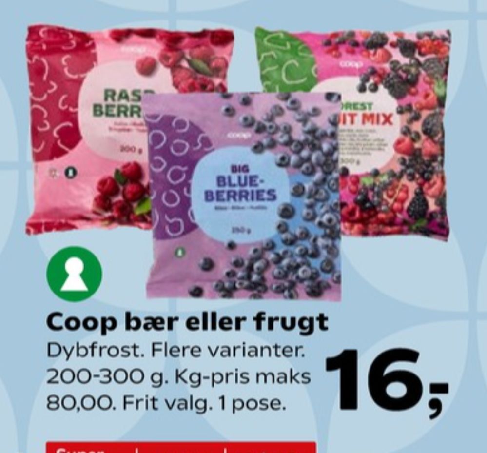 Coop, Bærmix