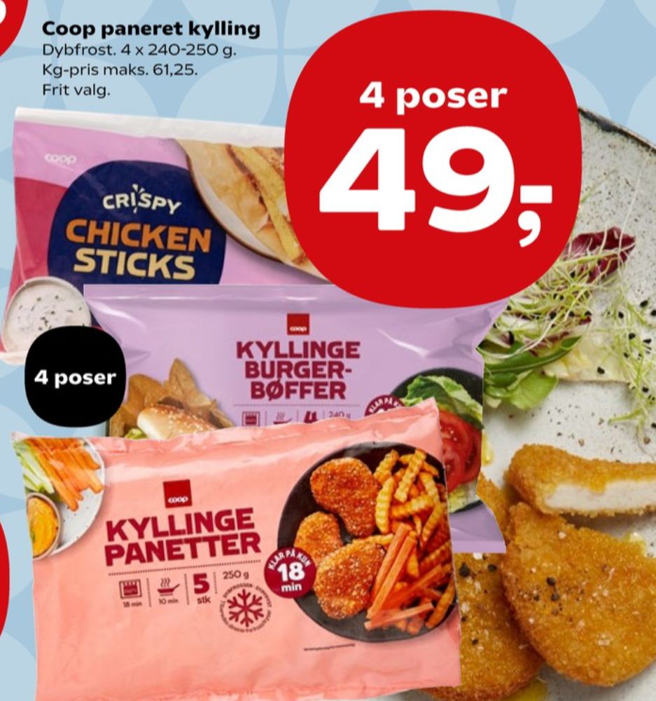 Coop, Kyllingepanetter