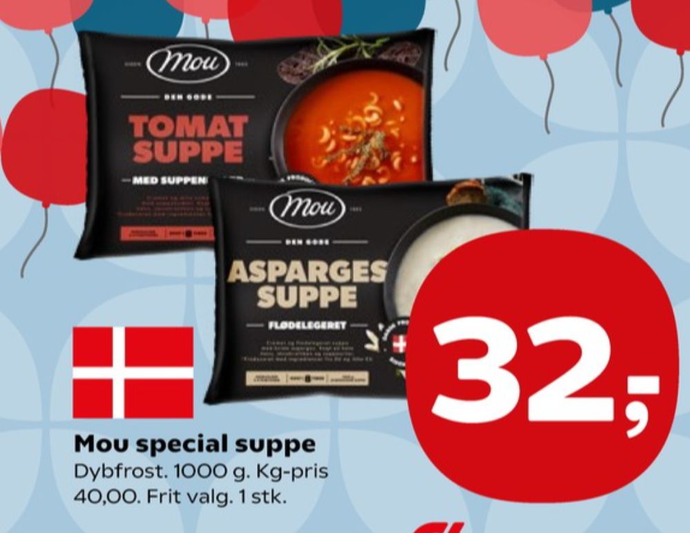 Mou, Aspargessuppe