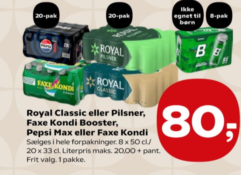 Pepsi Max, Cola 20 pk